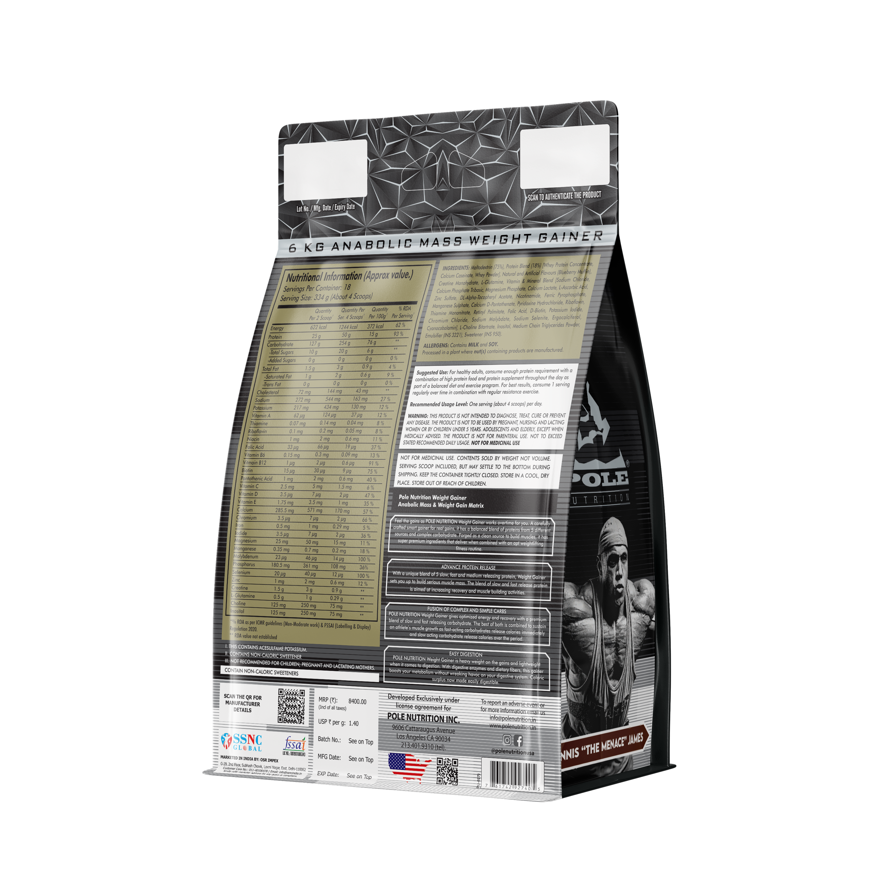 Pole Nutrition I Mass Gainer