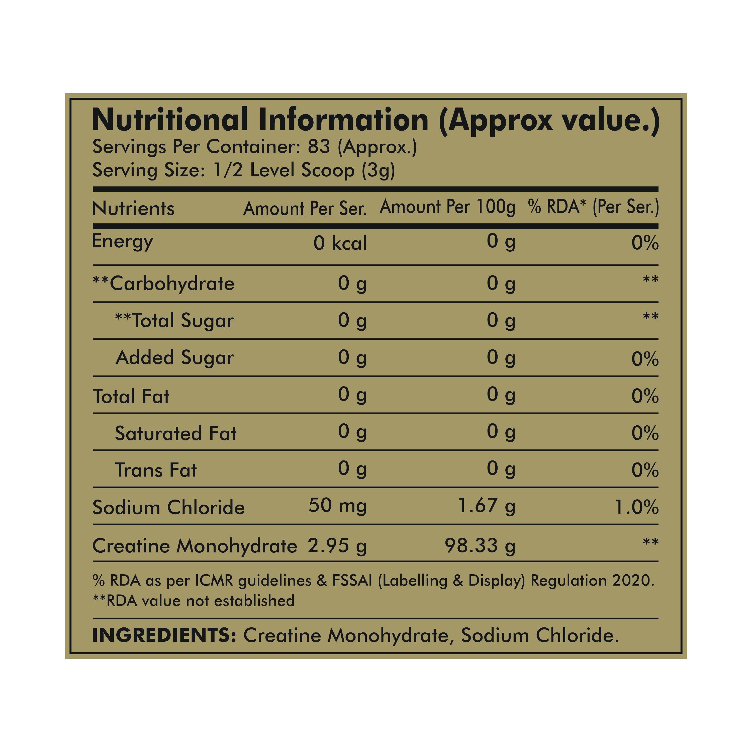 Pole Nutrition I Creatine