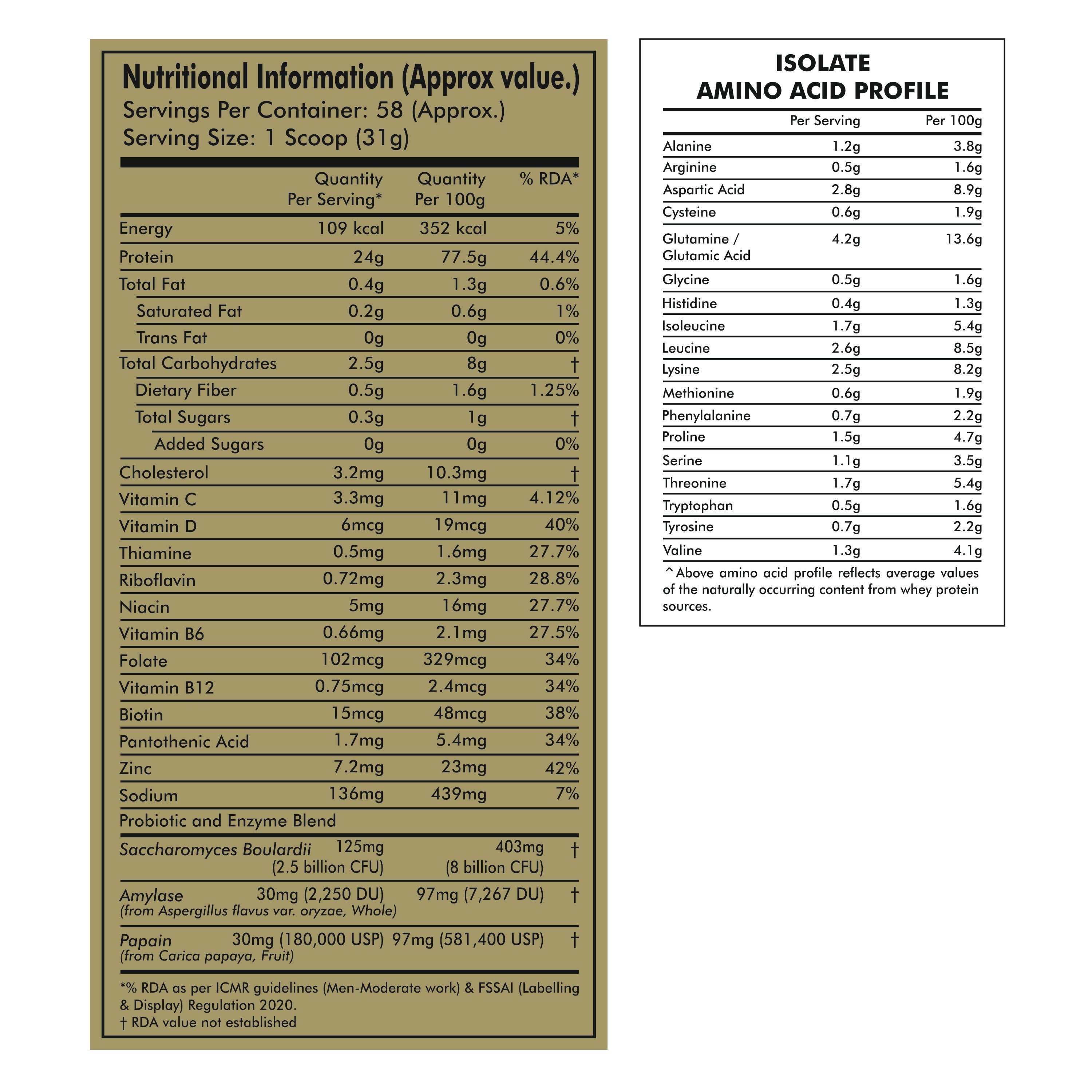 Pole Nutrition I Isolate Protein